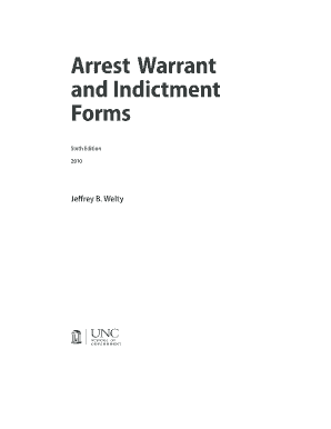 Arrest warrant and indictment forms