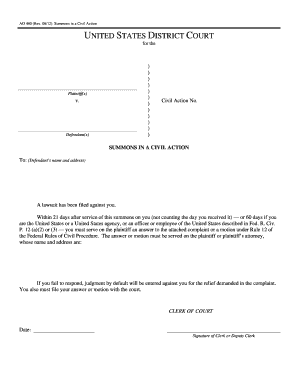 Ao 440 rev 0612 fillable form
