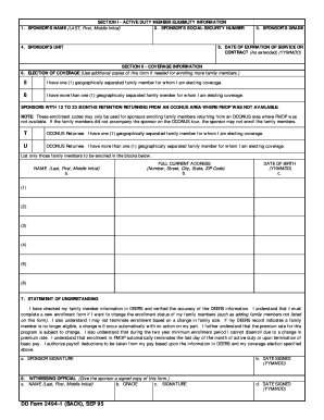 Dd form 2494