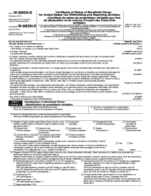 Form W-8BEN-E