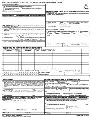 590154SPf Spanish Dental Claim Form