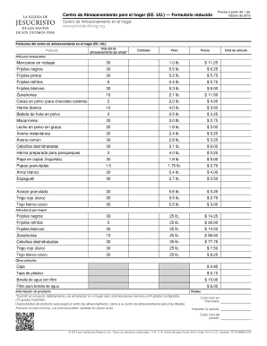 Provident living order form