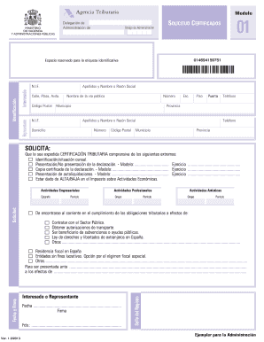 Solicitud Certificados Solicitud Certificados