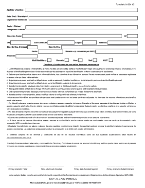 Formulario 01-001 V5 Apellido y Nombre Gcia Gral Municipio - tfaba gov