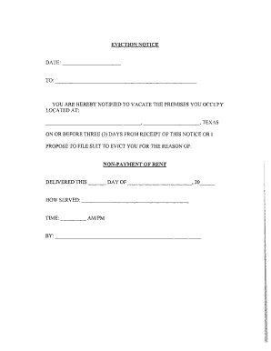 Download Texas Eviction Notice Forms - wikiDownload