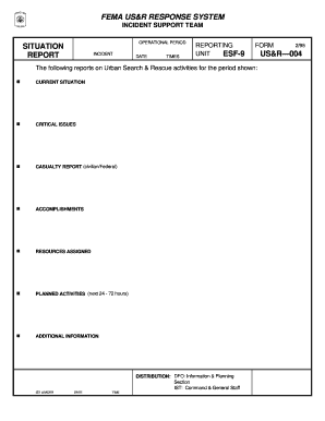 FEMA USandR Response System Report