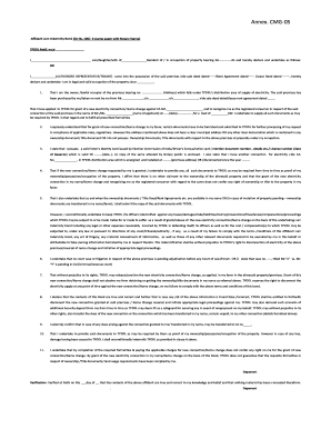 Annexure 'I ' AFFIDAVIT CUM INDEMNITY BOND FOR