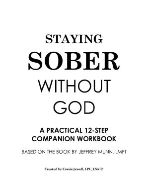 Staying Sober Without God Workbook