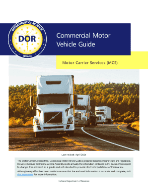 Indiana Commercial Motor Vehicle Guide