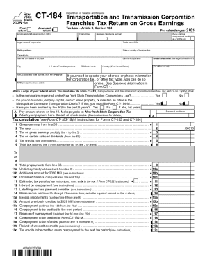 New York State Franchise Tax Return