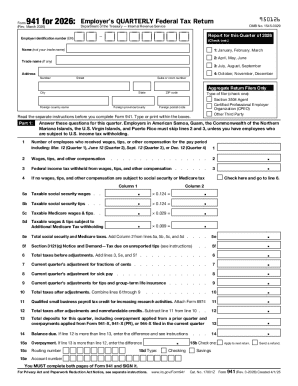 Form 941 (Rev March 2026)