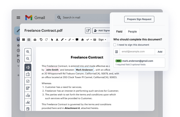Build PDF forms